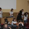 Las flautas ensayando que queda poco
